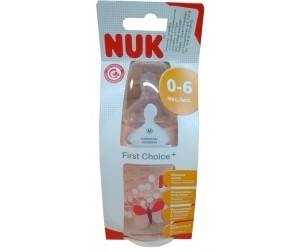 Бутылочка детская NUK First Choice Plus пластиковая среднее отверстие 150мл (арт. 10 743 617)