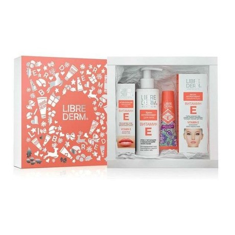 Аевит "Либридерм" (Librederm) набор (маска для нормальной и сухой кожи + крем для рук + крем-гель нежный)
