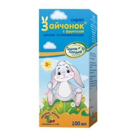 Сироп "Зайчонок с сахаром" успокаивающий флакон (сироп) 100мл