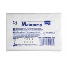 Марля MATOCOMP  марлевые нестерильные 1м x 1м 17 нитей