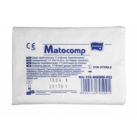 Марля MATOCOMP  марлевые нестерильные 1м x 1м 17 нитей