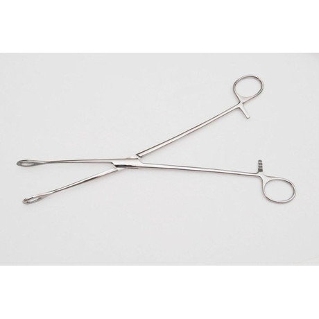 Щипцы для удаления плодного яйца прямые ширина губок 14мм 260мм (арт. Щ-17-2)