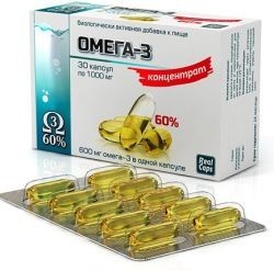 Омега 3 капсулы 1000мг, 90 шт. + 80 шт.  + 30 шт.