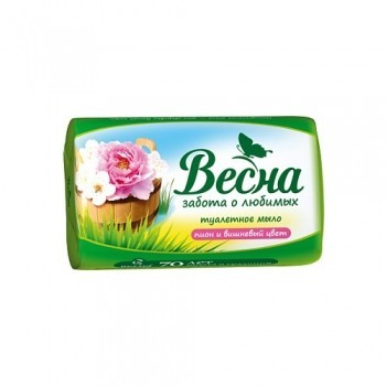 Мыло ВЕСНА Пион и Вишневый цвет 90г