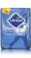 Прокладки гигиенические LIBRESSE Goodnight, 10 шт.
