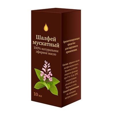 Масло натуральное Шалфея "Аптечный союз" 10мл