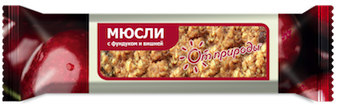 Батончики мюсли ОТ ПРИРОДЫ Фундук и Вишня на фруктозе 25г