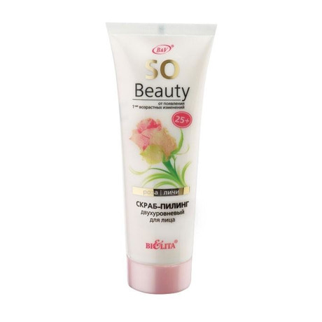 Скраб-пилинг SO BEAUTY для лица двухуровневый 75мл