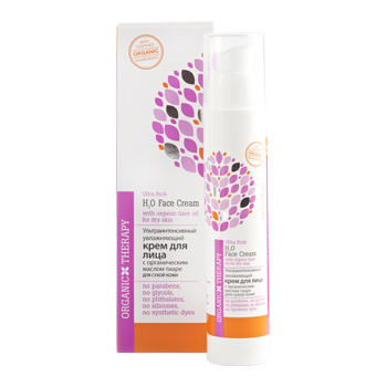 ORGANIC THERAPY крем для лица увлажняющий с органическим маслом тиаре 50мл