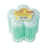 Ватные палочки КУРНОСИКИ 40055, 300 шт.   (бан. "Цветок")