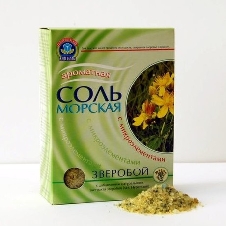 Соль морская пакет 500г зверобой