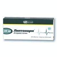 Липтонорм таблетки 20мг, 28 шт.