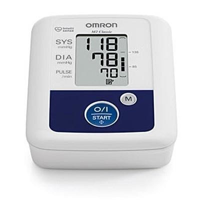 Тонометр OMRON M2 Classic (авт. плеч. память на 30 изм. система interllisense) + универс. манжета (2шт.) + адаптер