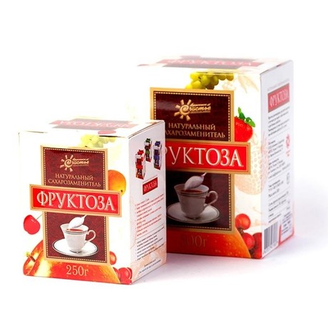 Фруктоза пачка 250г кристалическая