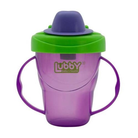 Поильник LUBBY с ручками и твердым носиком (арт. 7293)