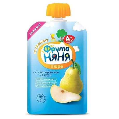 Пюре ФРУТОНЯНЯ груша 90г