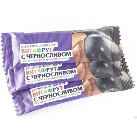 Вита Актив батончик фруктовый чернослив 30г
