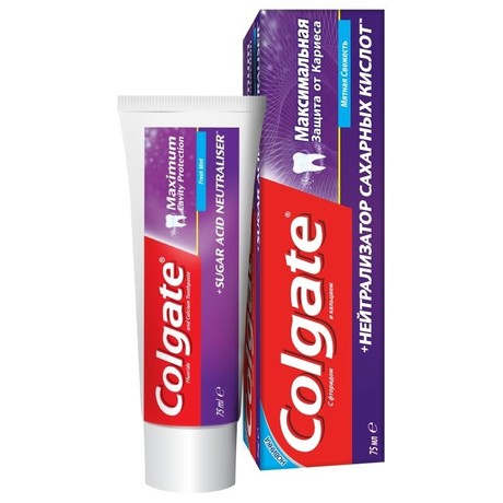 Зубная паста COLGATE Максимальная защита от кариеса 75мл