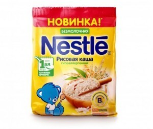 Каша НЕСТЛЕ б/молока рисовая 160г