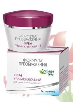 Крем ФОРМУЛА ПРЕОБРАЖЕНИЯ для лица увлажняющая с неовитином и гиалуроном 50мл