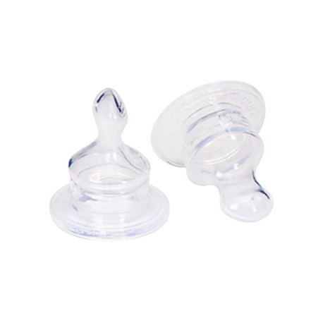 Соска ПОМА силиконовая средний поток ортодонтическая,  2 шт. (арт. 1911)