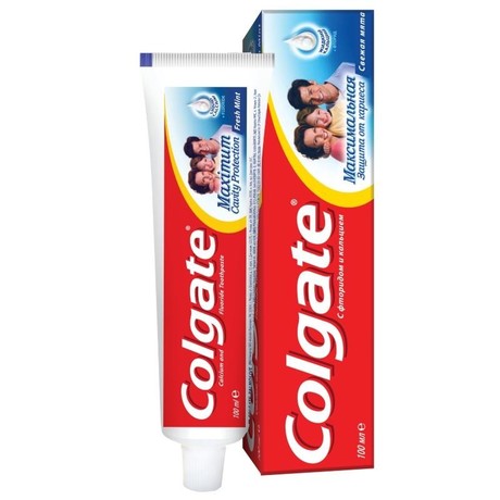 Зубная паста COLGATE Максимальная защита от кариеса Свежая мята 100мл