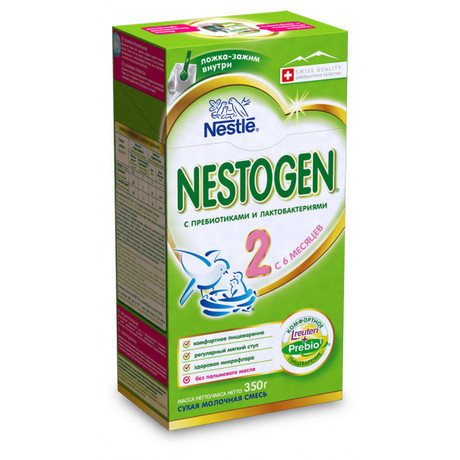 Смесь молочная НЕСТОЖЕН №2 ПРЕБИО детское молочко 350г