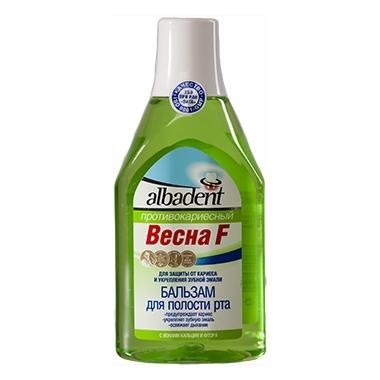 Зубной бальзам АЛЬБАДЕНТ противокариесный 400мл
