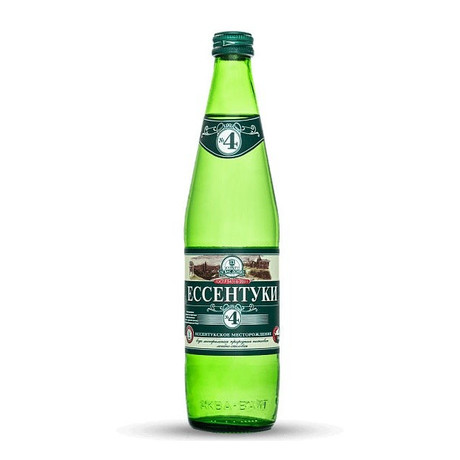 Вода минеральная ЕССЕНТУКИ №17 элита 0,5л (стекло)