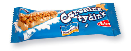 Батончики мюсли TEKMAR молочная глазурь злаковые 30г