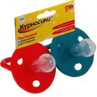 Соска-пустышка КУРНОСИКИ 13009 силиконовая классическая, 2 шт.