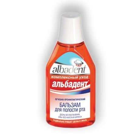 Зубной бальзам АЛЬБАДЕНТ Комплексный уход 400мл