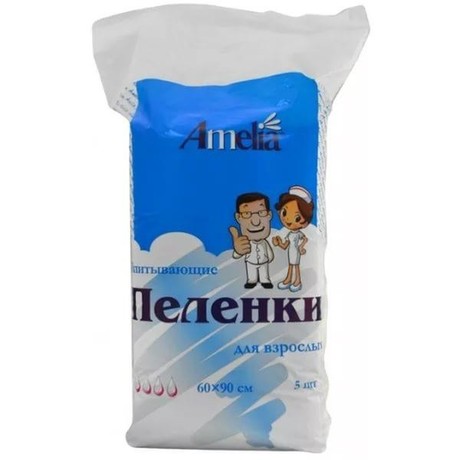 Пеленка АМЕЛИЯ 60х90см, 1 шт.