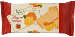 Вафли BIFRUT апельсин-лимон на фруктозе 60г