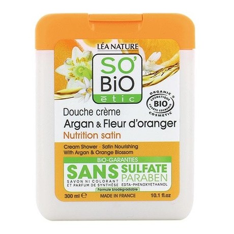 Крем для душа SOBIO ETIC с Аргановым масло цвет Апельсина 300мл