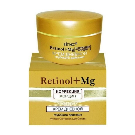 Крем RETINOL + Mg коррекция морщин дневной SPF-10 глубокое действие + защита фотостарения 45мл