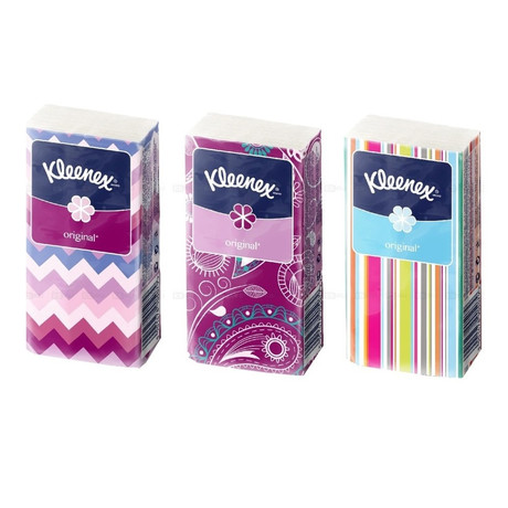 Платок носовой KLEENEX Aroma в ассортименте, 10 шт.