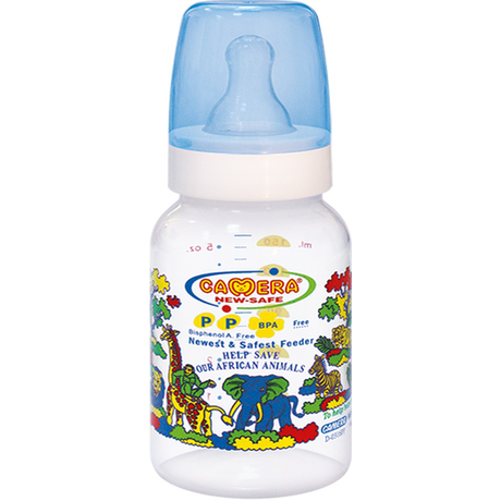 Бутылочка детская CAMERA 51045 рисунок "Джунгли/Арктика" 140мл