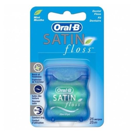 Зубная нить ORAL-B Satin 25м