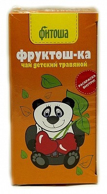 Чай травяной ФИТОША №2 детский "Фруктош-ка" фильтр-пакеты 1,5г, 20 шт.