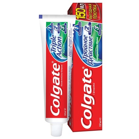 Зубная паста COLGATE Тройное действие 150мл