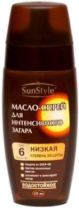 Масло-спрей SUN STYLE для интенсивного загара SPF-6 125мл
