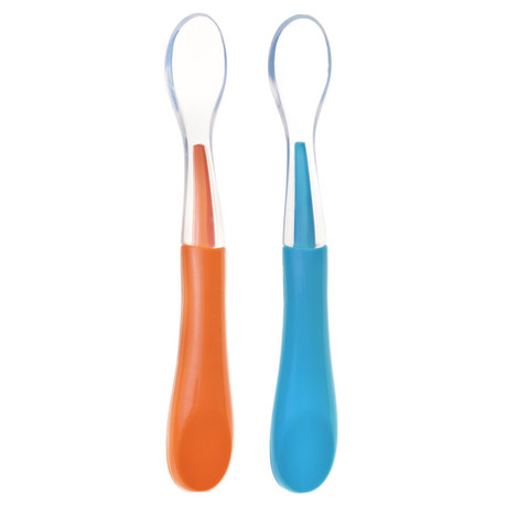 Набор КУРНОСИКИ 17411 силиконовая ложка, 2 шт.