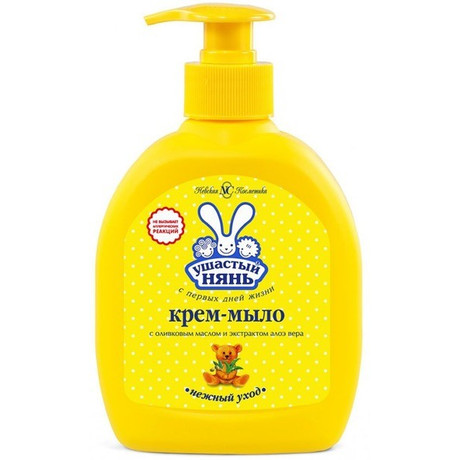 Мыло детское УШАСТЫЙ НЯНЬ крем жидкое 300мл
