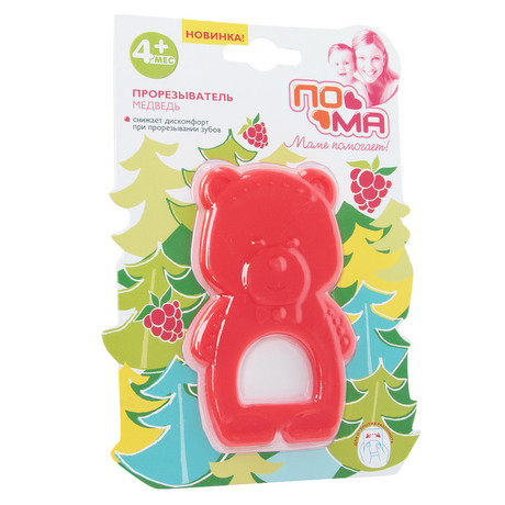 Прорезыватель для зубов ПОМА "Медведь" (арт. 1813)