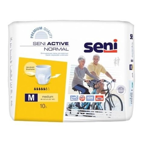 Подгузники-трусики для взрослых SENI SUPER ACTIVE Normal medium, 10 шт.