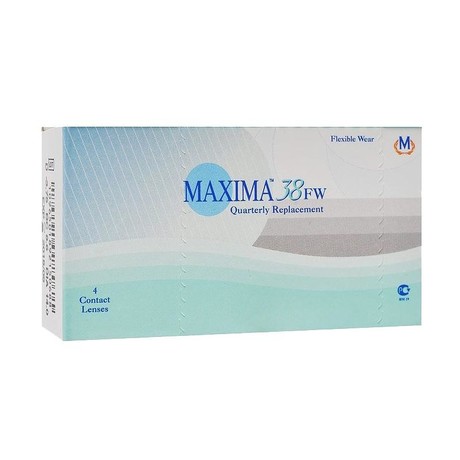 Линзы MAXIMA 38 FW 8.6 контактные мягкие корригирующие (-1,50), 4 шт.