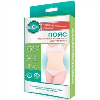 Пояс КЛИНСА эластичный 2-х стронний разм. 4 (L)