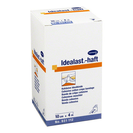 Бинт IDEALAST-HAFT фиксирующий когезивный разм. 4м x 10см (эласт.)
