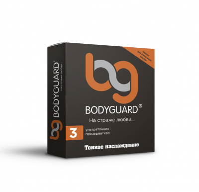 Презерватив BODYGUARD ультратонкие гладкие , 12 шт.